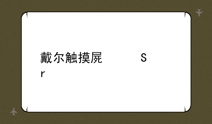 戴尔触摸屏笔记本