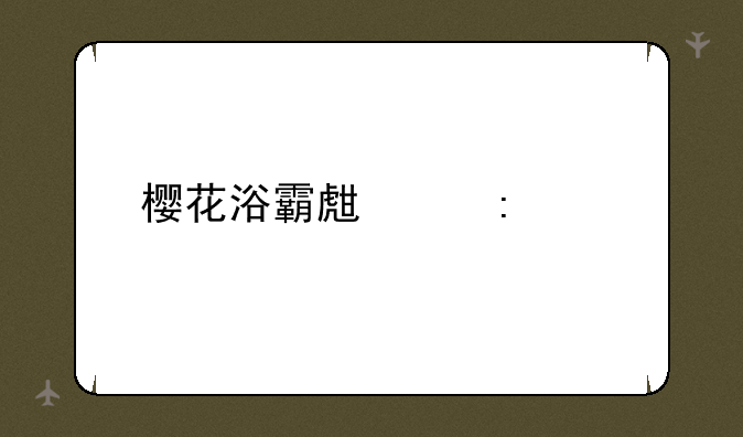 樱花浴霸生产厂家