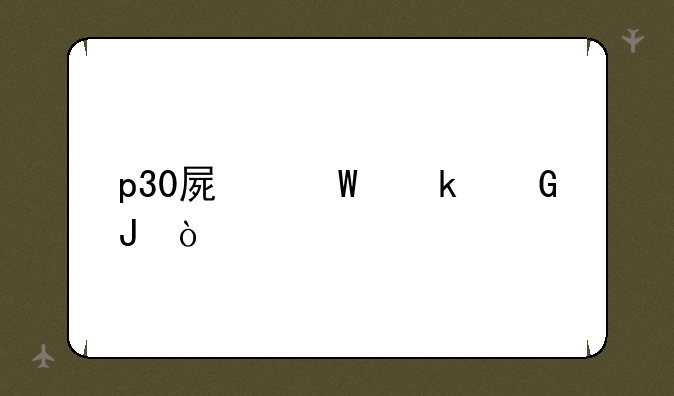 p30屏幕多少钱？