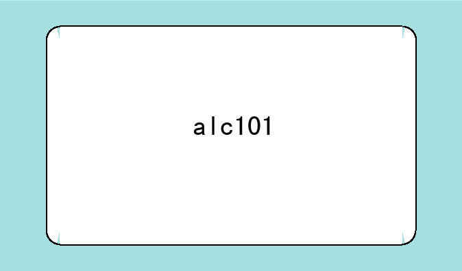 alc101