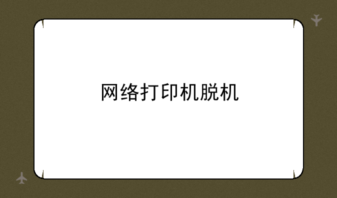 网络打印机脱机