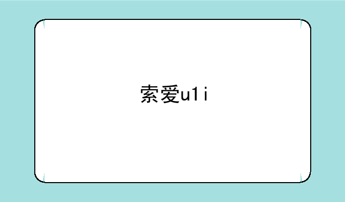 索爱u1i