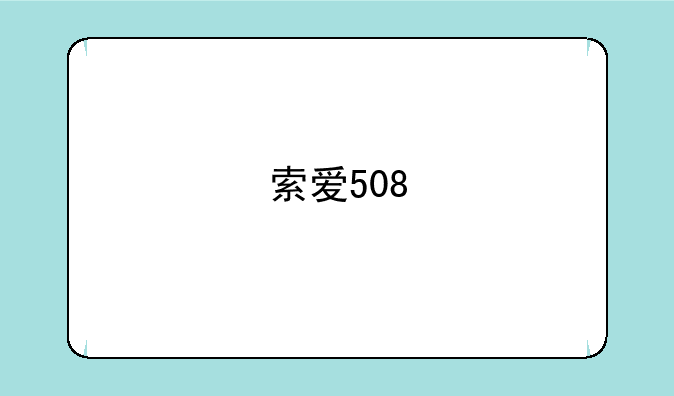 索爱508