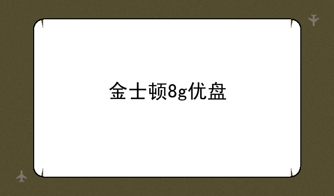 金士顿8g优盘