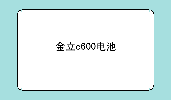金立c600电池