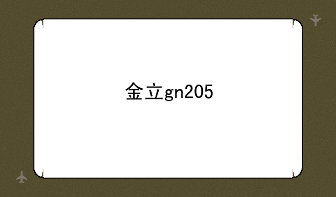 金立gn205