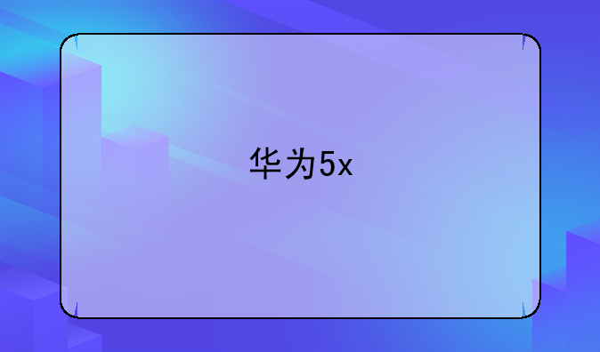 华为5x