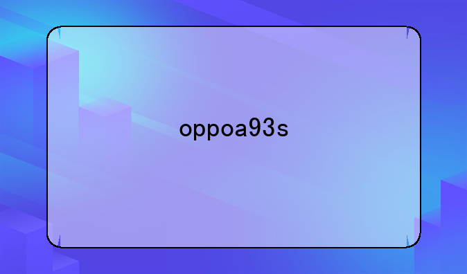 oppoa93s