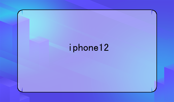 iphone12